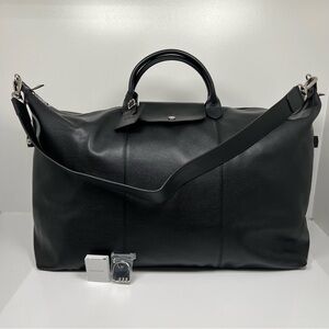 Long Champ LE FOULONNÉ XL TRAVEL BAG Black